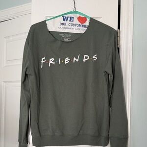 Love Tribe Olive Friends Sweatshirt